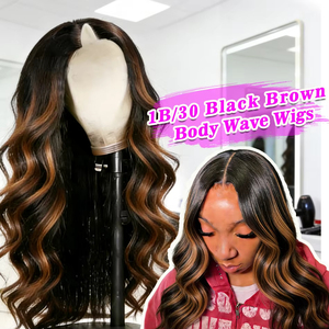Perruques frontales en dentelle transparente 13x4 de 34 pouces, couleur bordeaux 99J, densité 200%, cheveux humains Remy, ondulés, pré-épilées, avec baby hair, pour femmes - Product Image 1