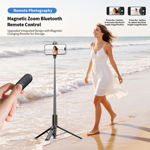 Trípode Extensible X K60 One Touch Pop Up Selfie Stick de 170 cm, 720° °   Control Remoto Magnético Giratorio - Product Image 3
