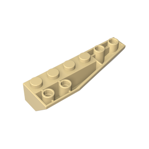 [Gobricks]GDS-767 Vente en gros de pièces de blocs de construction en plastique ABS, cale incurvée inversée 6x2 droite, échelle 1:8, 41764 - Product Image 5