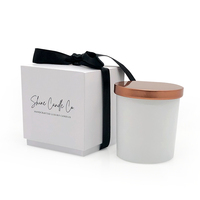 Boîtes cadeaux de luxe en carton rigide pour bougies, personnalisables avec logo, emballage en carton blanc pour bougies, vente en gros