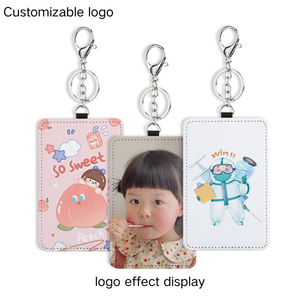 Presse à chaud par sublimation Porte-cartes de crédit Pochette portefeuille Porte-clés en cuir PU vierge Sublimation d'un côté Impression par transfert de chaleur - Product Image 5