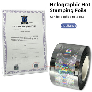 Tùy chỉnh Nhà cung cấp Holographic dập nóng lá cuộn ba chiều chuyển cầu vồng mô hình hình ảnh lá cho giấy nóng và lạnh foiling - Product Image 3