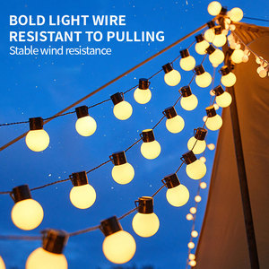 Joystar ngoài trời cắm trại Lều trang trí LED <span class=keywords><strong>String</strong></span> 5m 20 bóng đèn đèn khoảng cách 50cm ấm trắng không thấm nước PVC LED <span class=keywords><strong>String</strong></span> - Product Image 5