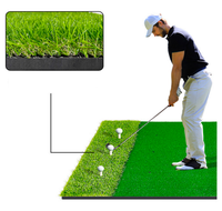 Tapis d'entraînement de golf professionnel Tri-Turf pour putting et frappe, pour driving range, intérieur et extérieur, équipement d'entraînement de golf