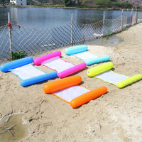 Nouveau hamac d'eau pliable plus long bar de piscine gonflable chaise d'eau gonflable