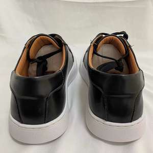 Zapatillas Deportivas de Cuero Genuino de Talla Grande para Hombre, Zapatos Casuales Planos de Skateboard Unisex, Zapatos Deportivos OEM de Fábrica para Hombre, Tallas 38-49, Personalización de Logotipo - Product Image 6