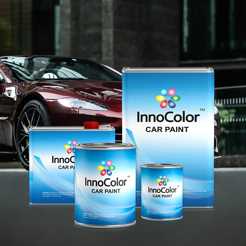 InnoColor High Gloss 2K Heat Resistant Auto Paint Varnish Refinishing Spray Car Paint Low VOC Clear Coat