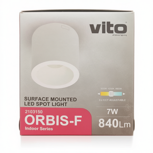 Foco LED de Techo 7W 3xCCT 840lm 9x10cm Blanco - Product Image 3