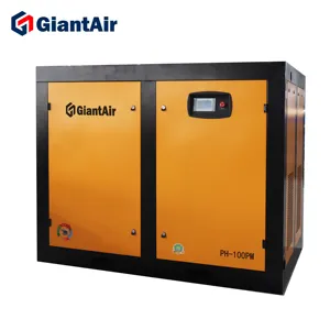 GiantAir Professional一般産業用機器ロータリースクリューエアコンプレッサー415vソフトスターティングエアコンプレッサー