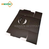 Boîte d'emballage en papier pour gâteau au fromage de 10 pouces avec poignée, impression personnalisée du logo, pour gâteaux de fête, emballage cadeau en carton