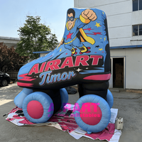 Maßgefertigter Skate-Ballon für Kommerzielle Platzdekoration, Aufblasbarer PVC-Rollschuh für Outdoor-Party-Requisiten