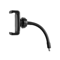 Clip flexible à col de cygne pour fixer un support de lumière annulaire, clip pour téléphone portable, clip pour téléphone en direct