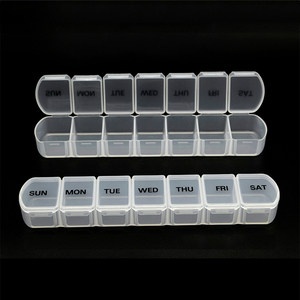 7 Ngày Trẻ Em Kháng <span class=keywords><strong>Pill</strong></span> Box Travel <span class=keywords><strong>Pill</strong></span> Box Bao Bì Tablet Chủ Thuốc Quả Organizer Lưu Trữ - Product Image 4