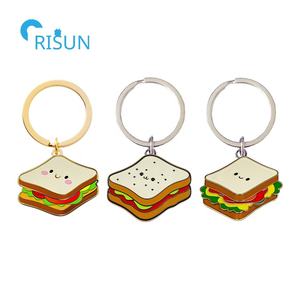 พวงกุญแจแซนวิชแสนอร่อยพร้อมเคลือบโลโก้ออกแบบได้ตามต้องการ - Product Image 2