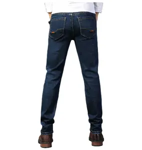Pantalon de marque pour homme, vente en gros, pantalon élastique ample et élégant, jeans personnalisés