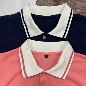 Camisa de Trabajo de Piqué con Diseño de Bordado 3D Personalizado, 95% Algodón, 5% Elastano, para Mujer, Estilo Polo Holgado con Botones - Product Image 2
