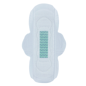 Serviettes hygiéniques féminines jetables en coton confortables, super absorbantes, avec ailettes et insert jetable - Product Image 3