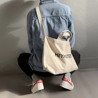 Bolsa Tote Premium Ecológica de Lona, Tamaño Personalizado, Bordado con Parches, Promoción de Marca, Fabricante