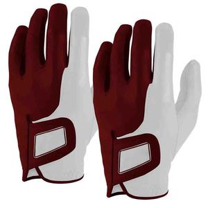 Gants de golf pour hommes en cuir véritable, à doigts complets, respirants, antidérapants, légers, avec logo personnalisé - Product Image 5