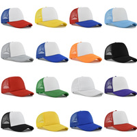 Gorra de Malla de Esponja de PVC con Logotipo Personalizado Bordado Impresión por Transferencia de Calor 6 Paneles Transpirable Protección Solar Eventos Escolares