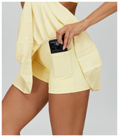 Twee-In-Een Goede Kwaliteit Met Zijzakken Shorts Mini Geplooide Tennisrok Vrouwen Golf Dance Wear Outdoor Pickleball Rok