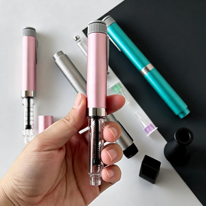 Handheld Aluminum Liquid Dispenser <b>Pen</b> Reusable Fine Adjust Fluid Handling Tool Portable Metal Facial Skin Care Applicator - Product Image 1