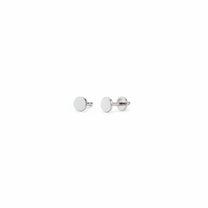Boucles d'oreilles élégantes en diamant avec barre incurvée - Product Image 1