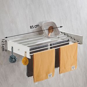 Giá Rẻ Giá ráp có thể gập lại quần áo khô giá, treo tường gấp quần áo khô giá - Product Image 4