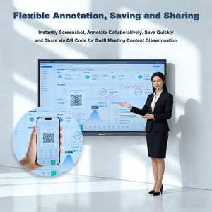 Lavagna Interattiva Smart 4K UHD Android 14 da 55, 65, 75, 85, 86, 98, 110 Pollici con OPS PC per Aula Scolastica e Videoconferenze Aziendali - Product Image 3