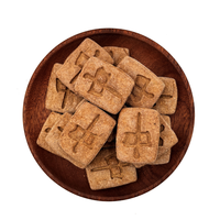 Friandises pour chiens OEM riches en protéines, en forme de tuiles de mahjong, biscuits durs cuits, design ludique inspiré des jeux chinois, pour fêtes d'anniversaire et accessoires photo, propres
