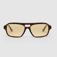 Finione Double pont conduite lunettes de soleil 2025 haut de gamme personnalisé hommes forme mode carré nuances lunettes à la mode acétate lunettes de soleil