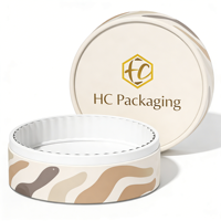 Meilleures ventes, boîte en papier ronde de luxe personnalisée, boîte cadeau en carton pour pâtisserie, logo personnalisé, fabricant