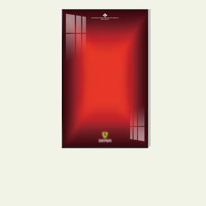 Modèle de puzzle de voiture de sport pour décoration murale - Cadre noir avec éclairage LED mural suspendu - <span class=keywords><strong>Peinture</strong></span> décorative - Convient aux enfants - Product Image 3