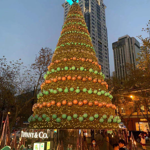 Árbol de <span class=keywords><strong>Navidad</strong></span> Gigante de Metal para Exteriores con Iluminación LED Comercial Personalizada para Plaza, Parque, Hotel, Centro Comercial - Product Image 6