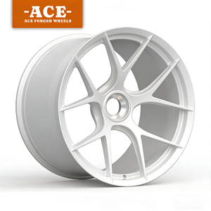 Jante en alliage d'aluminium forgé monobloc multi-rayons dorée avec centre concave profond pour Porsche 911 Panamera Cayenne Macan - Product Image 5