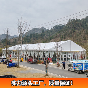Carpa para ferias comerciales, rectangular, con techo y paredes de PVC, impermeable, para uso en exposiciones, apta para todas las estaciones, con estructura de aluminio. - Product Image 5