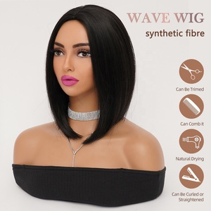 Elegante <span class=keywords><strong>Parrucca</strong></span> <span class=keywords><strong>Corta</strong></span> Marrone Scuro con Frontale in Pizzo Regolabile Senza Colla per Copertura Realistica di Perdita di Capelli e Capelli Grigi - Product Image 3