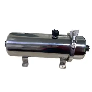 Ev 3000L/H paslanmaz çelik su filtre yuvası endüstriyel kullanım 304 paslanmaz çelik filtre kartuşu su ön filtre