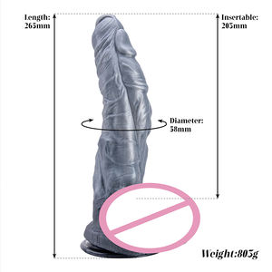 Enorme alieno Dildo grande <span class=keywords><strong>Mac</strong></span> cazzo vibratore in Silicone liquido per donne masturbazione femminile giocattoli sessuali - Product Image 6