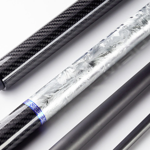 TuoYuan Queue de billard en fibre de carbone électroplaquée motif Ice Flower, personnalisée en usine, de haute qualité pour club - Product Image 3