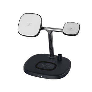 Station de chargement magnétique rapide 4 en 1 15W Dock <span class=keywords><strong>Multi</strong></span> Wireless Charger For ip 12 Pro Max <span class=keywords><strong>Apple</strong></span> Watch TWS - Product Image 2