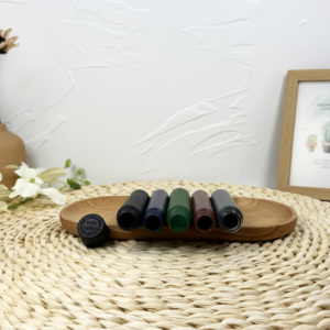 Tubo de ensayo de vidrio de fondo redondo con tapas de tapón de rosca CR blancas/negras Sello resistente a niños para seguridad - Product Image 2