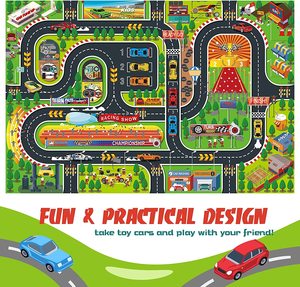 Alfombra de juego con estampado personalizado para niños, tapete de juego educativo para interiores y exteriores, <span class=keywords><strong>Monster</strong></span> <span class=keywords><strong>Truck</strong></span> respetuoso con el medio ambiente - Product Image 2