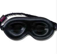 Masque pour les yeux en soie 3D de haute qualité Tissu TC imprimé en soie à la mode Fabrication efficace-Masques pour les yeux et accessoires