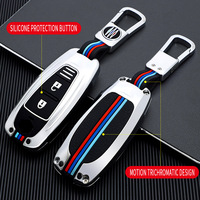 Coque de clé de voiture en alliage de zinc pour Suzuki Swift Sport Vitara Jimny (modèles sélectionnés) – Coque de télécommande 2 boutons avec porte-clés – Vente en gros