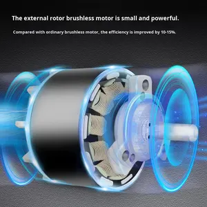 <span class=keywords><strong>Pistola</strong></span> <span class=keywords><strong>de</strong></span> aire con batería <span class=keywords><strong>de</strong></span> litio recargable <span class=keywords><strong>de</strong></span> alto par con llave <span class=keywords><strong>de</strong></span> <span class=keywords><strong>impacto</strong></span> eléctrica sin escobillas industrial 21V personalizada - Product Image 4