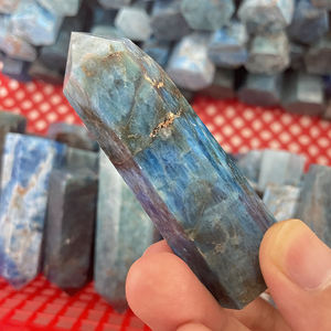 Punta di Cristallo Naturale di Alta Qualità per la Guarigione, <span class=keywords><strong>Obelisco</strong></span> in Apatite Blu a Prezzo Conveniente - Product Image 4