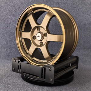 Jantes de style Te 37 pour tous types de voitures, 15-24 pouces, couleur noire et marron-blanc au choix, peuvent être forgées et personnalisées - Product Image 2