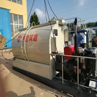 Camión Distribuidor de Asfalto Emulsionado Inteligente YUANYA, Bomba Pulverizadora, Motor con Control PLC, Tanque de Acero Inoxidable, Totalmente Automático