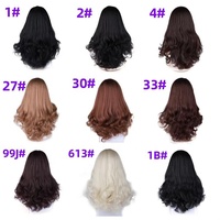 Perruque synthétique Kinky Straight avec queue enveloppante et pointes bouclées, effet ondulé naturel, avec partie en dentelle en T, volumineuse, pour usage quotidien et soirées